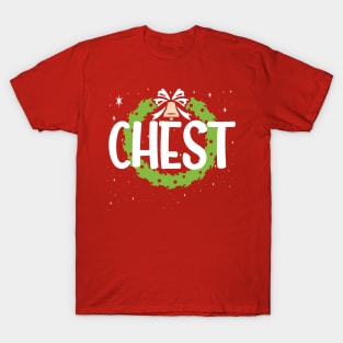 Chest Nuts Couple Christmas funny gift T-Shirt